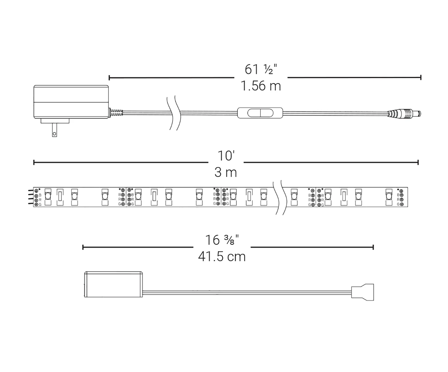 10 ft. Smart WiFi RGB LED Light Strip - Image 4