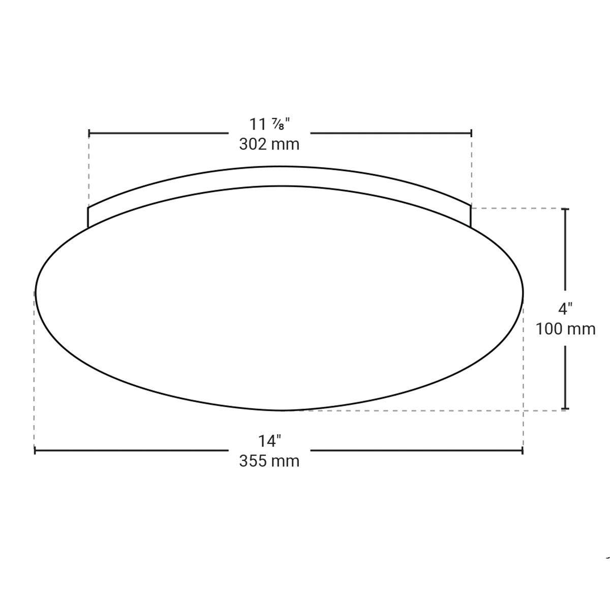 14" Smart Wifi RGB + White ceiling fixture - Image 4