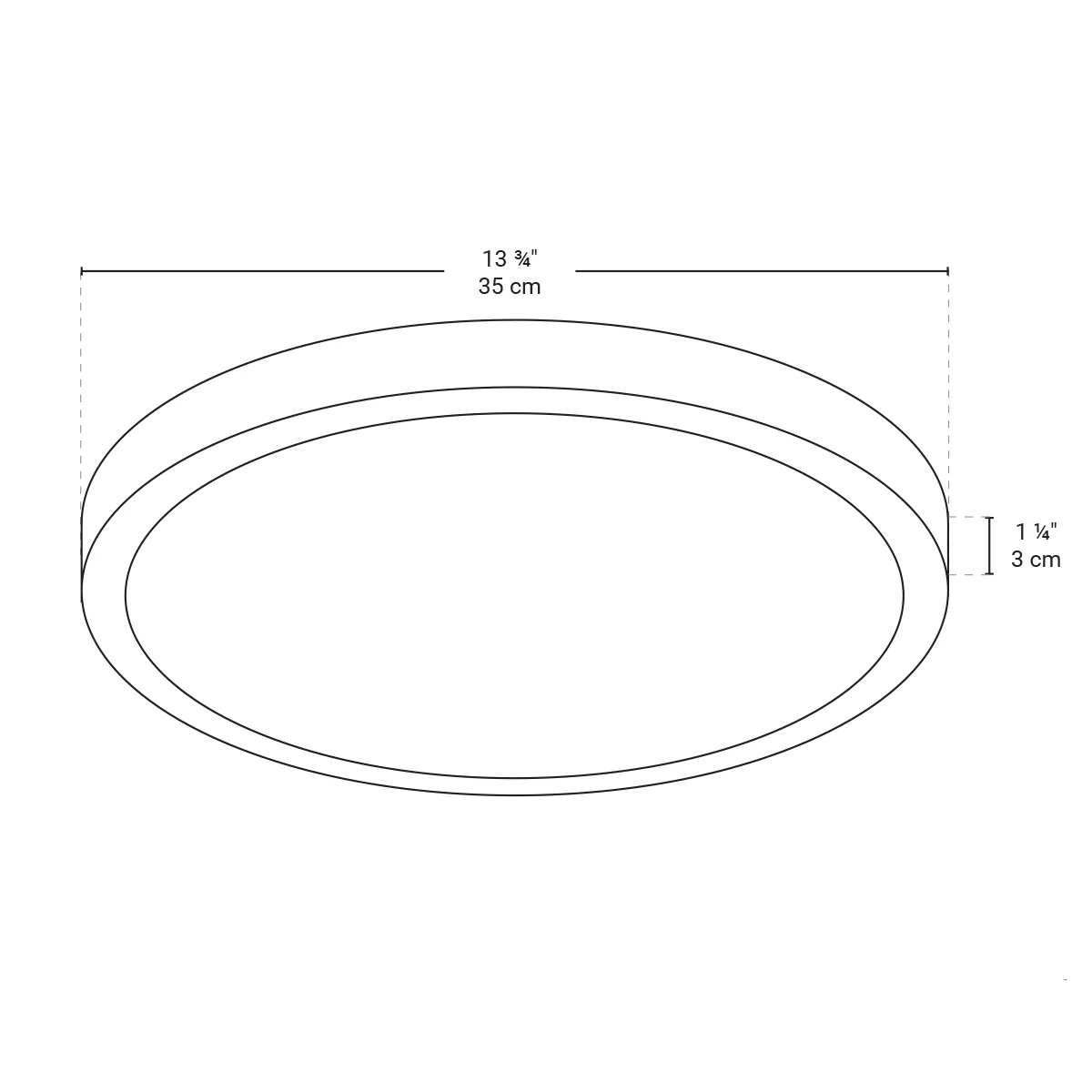 14" Smart WiFi White RGBW Tunable Utility Ceiling Light - Image 3