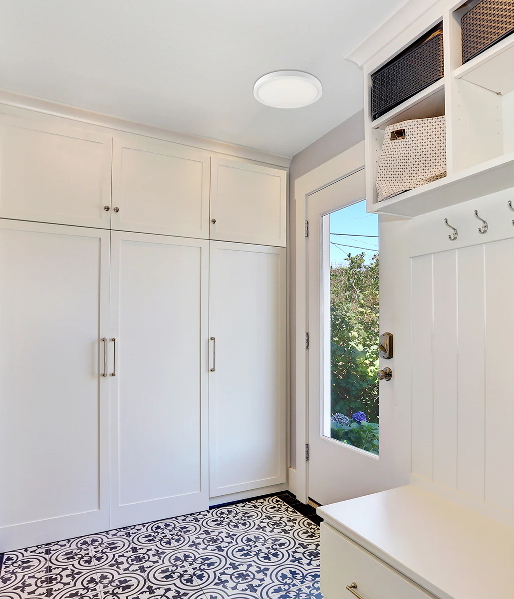 14" Smart WiFi White RGBW Tunable Utility Ceiling Light - Image 4