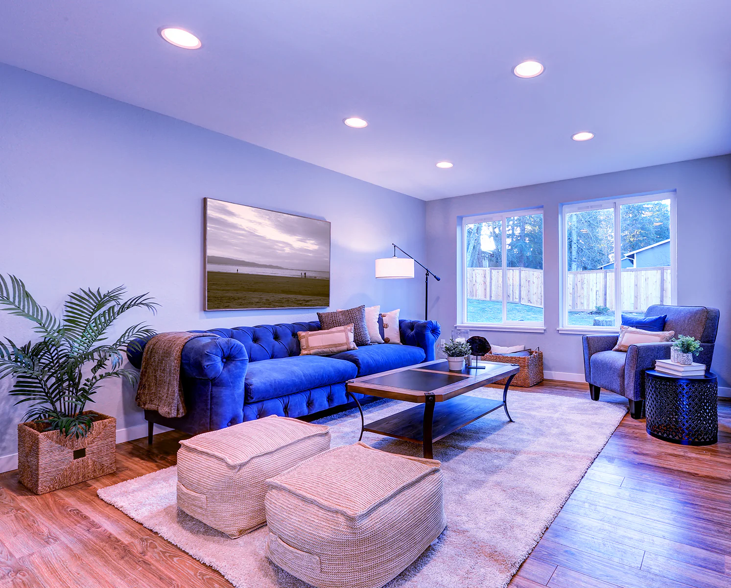 6" Smart WiFi RGB+White LED Recessed Light Fixture - Image 9